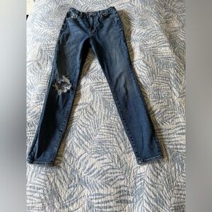 Good American high rise skinny jeans sz 6/28